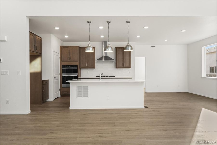 Furnished interior view inside a new home in Harvest Crossing, Aurora (Image 8).