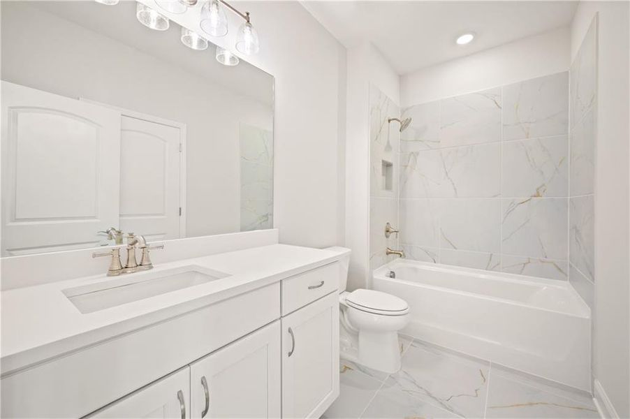 Furnished interior view inside a new home in , Cartersville (Image 10).