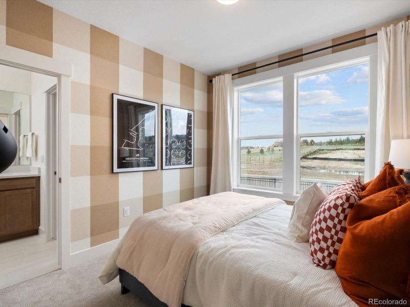 Furnished interior view inside a new home in Jackson Creek, Monument (Image 26).