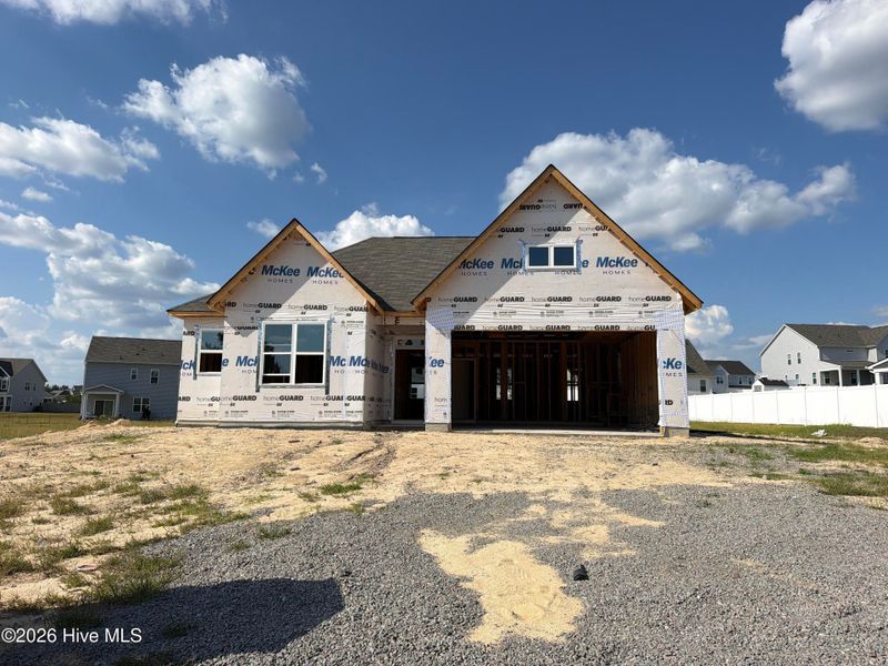 In-progress construction of a new home in Sandy Springs, Aberdeen, NC (Image 4).