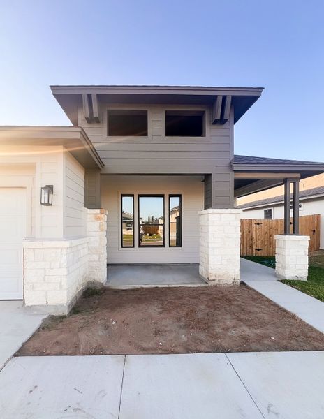 Exterior details and patio area of a home in TerraVista, Victoria (Image 4).