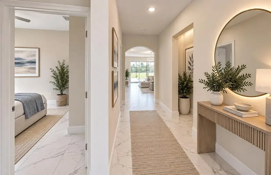 Furnished interior view inside a new home in , Davenport (Image 3).
