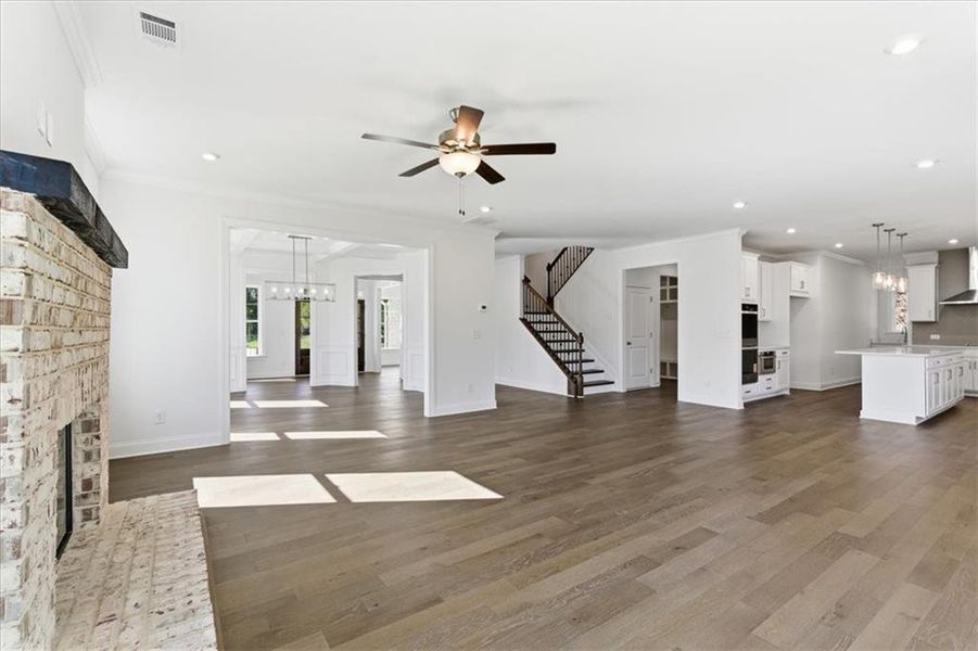 Spacious, unfurnished interior of a new home in The Estates at Hurricane Pointe, Douglasville (Image 34).
