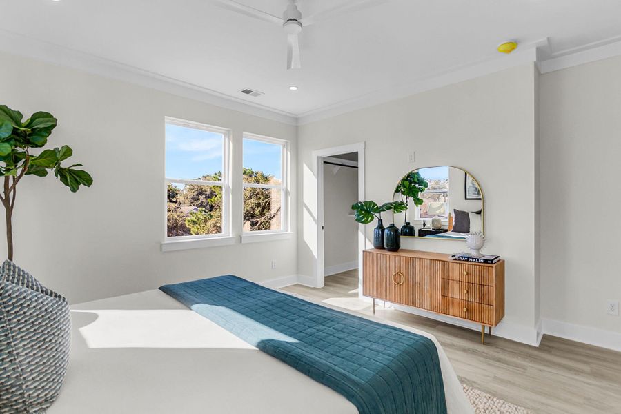 Furnished interior view inside a new home in , Charleston (Image 16).
