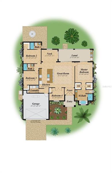 Floor Plan of the Harmony Design Floor Plan of the Harmony Design