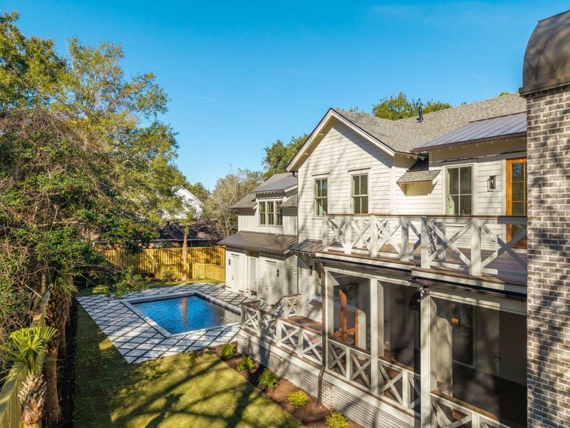 Exterior details and patio area of a home in , Mount Pleasant (Image 35). Exterior details and patio area of a home in , Mount Pleasant (Image 35).