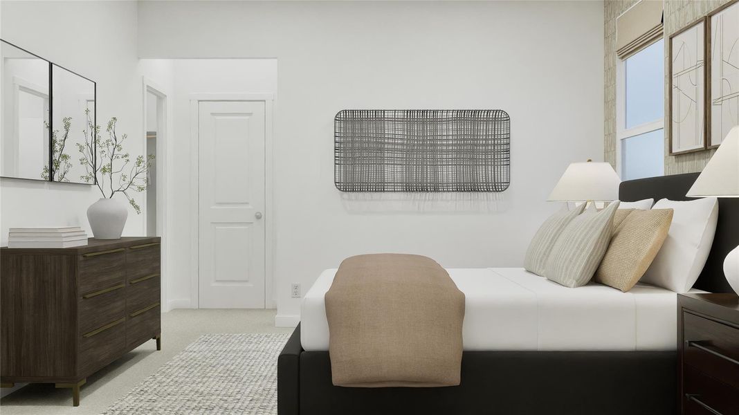 Furnished interior view inside a new home in Waterstone, Kyle (Image 8).