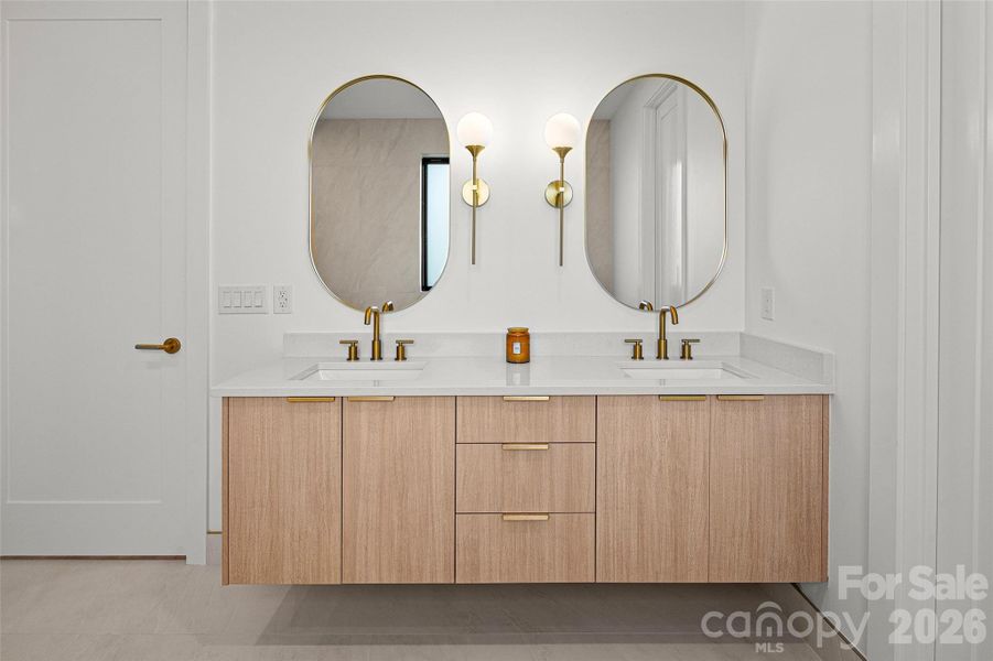 Furnished interior view inside a new home in , Fletcher (Image 9).