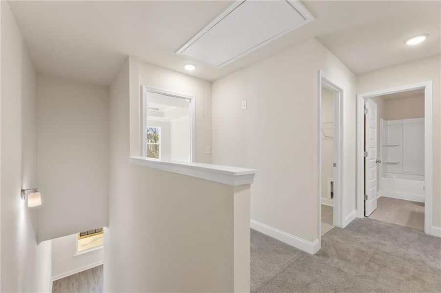 Spacious, unfurnished interior of a new home in Mulberry Summit, Flowery Branch (Image 13). Spacious, unfurnished interior of a new home in Mulberry Summit, Flowery Branch (Image 13).