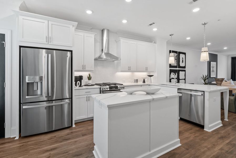 Representative furnished interior of a home built from the The Barnsley I by The Providence Group in IveyBrooke, Alpharetta (Image 20).