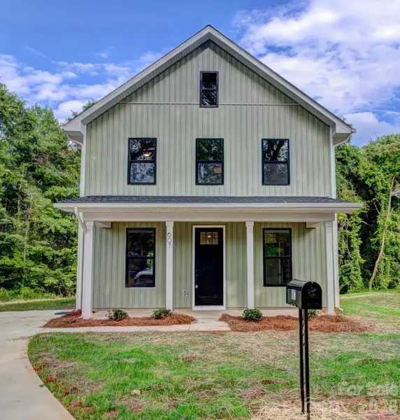 Front exterior of a new home in , Shelby, NC, highlighting curb appeal (Image 1). Front exterior of a new home in , Shelby, NC, highlighting curb appeal (Image 1).