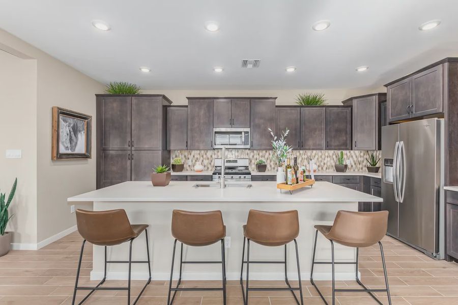 Representative furnished interior of a home built from the 2028 by Elliott Homes in Camilo at Santana, Yuma (Image 12).