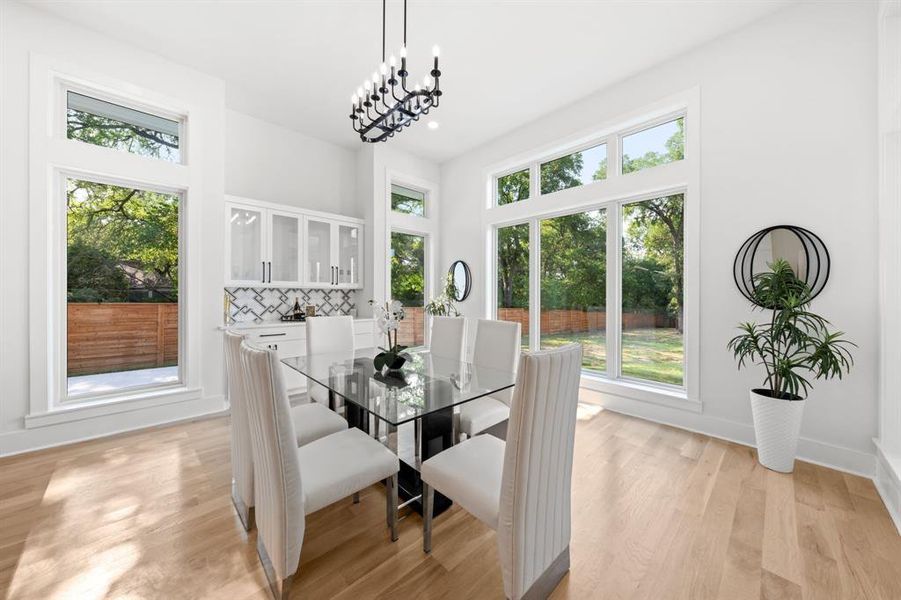Furnished interior view inside a new home in , Dallas (Image 9).