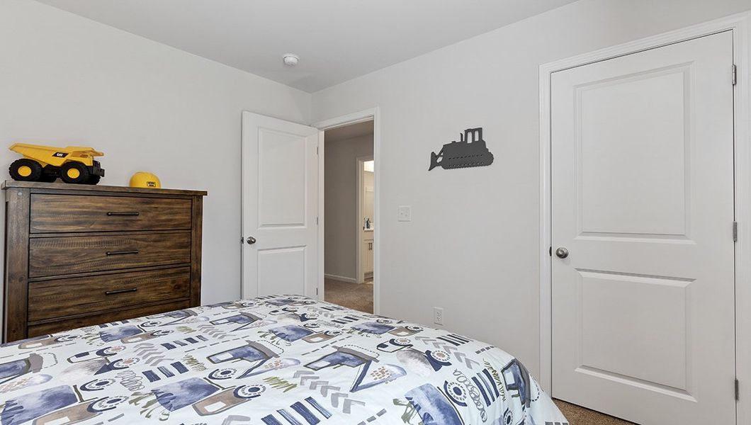 Furnished interior in a model home at Brookside Farms - The Meadows in Greer (Image 5).