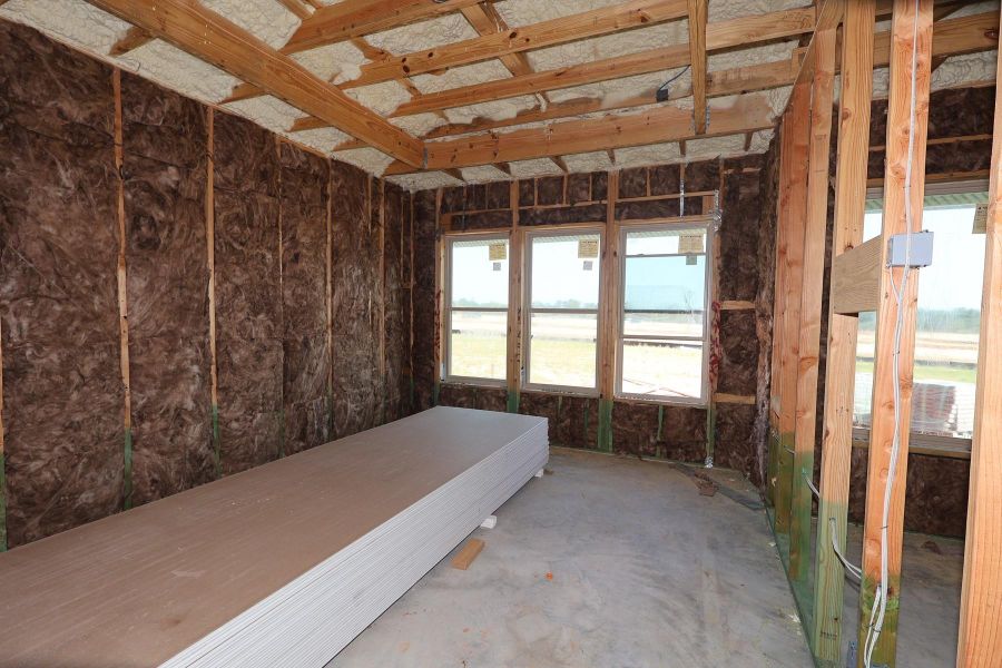 In-progress construction of a new home in Escondido - Terrace Collection, Magnolia, TX (Image 11).