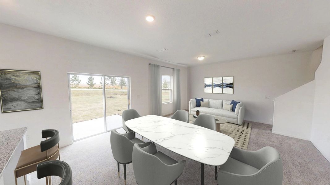 Representative furnished interior of a home built from the Beacon by Starlight Homes in Brookewater at Crossprairie, St. Cloud (Image 5).
