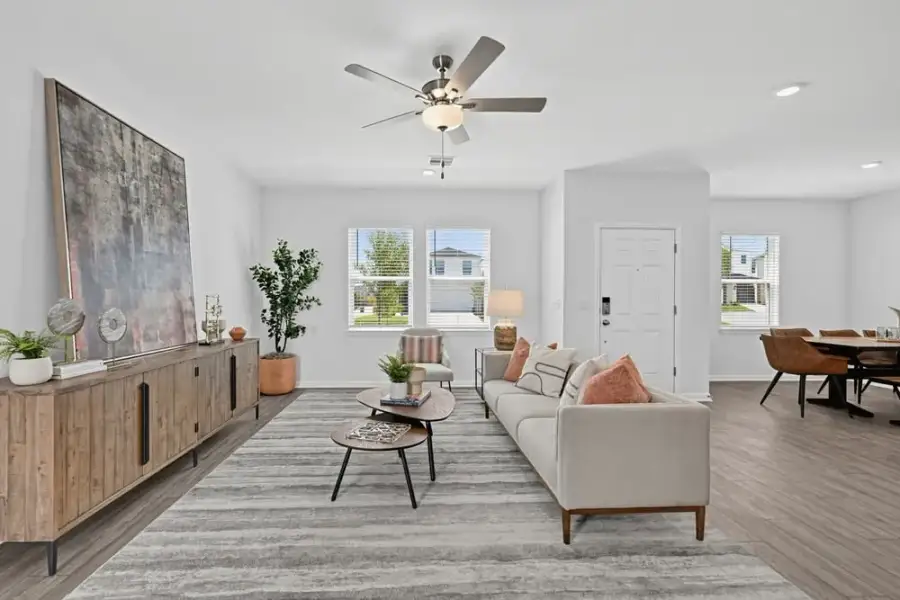Furnished interior view inside a new home in Emory Crossing, Hutto (Image 3).