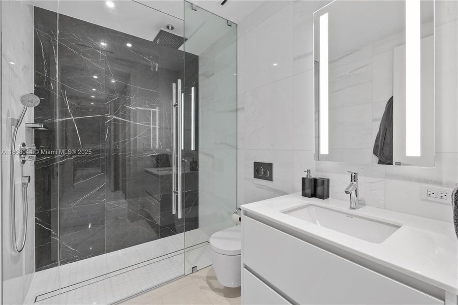 Furnished interior view inside a new home in Aston Martin Residences, Miami (Image 17).