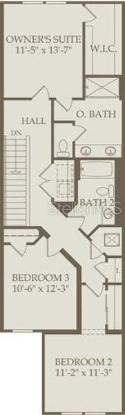 2D floor plan layout of this home in Sunrise Estates, West Melbourne, FL (Image 2). 2D floor plan layout of this home in Sunrise Estates, West Melbourne, FL (Image 2).