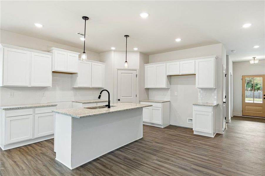 Furnished interior view inside a new home in , Dallas (Image 12).