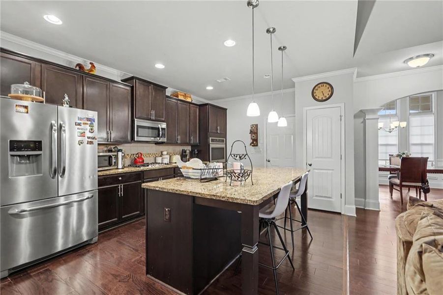 Furnished interior view inside a new home in , Atlanta (Image 11).