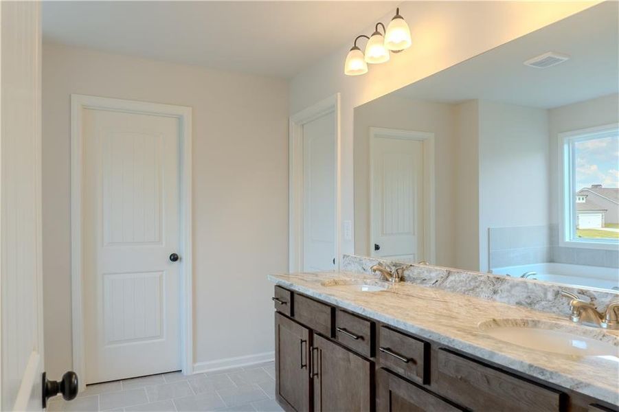 Furnished interior view inside a new home in Harmony Farms, Eatonton (Image 8).