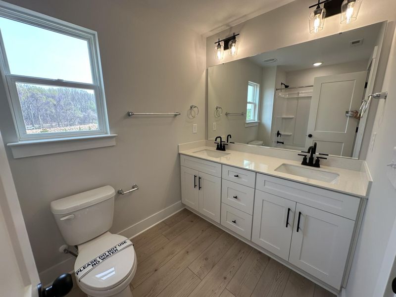 Furnished interior view inside a new home in Blythe Mill Townhomes, Waxhaw (Image 11).