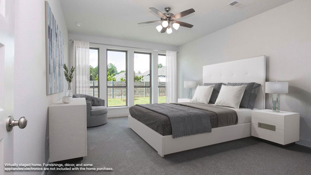 Representative furnished interior of a home built from the 3395M by Perry Homes in Sienna, Missouri City (Image 6).