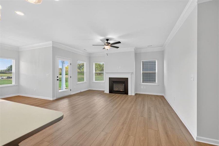 Spacious, unfurnished interior of a new home in Capstone Estates, Apison (Image 42). Spacious, unfurnished interior of a new home in Capstone Estates, Apison (Image 42).