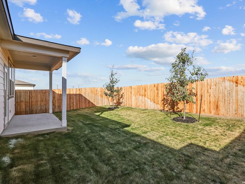 Exterior details and patio area of a home in Applewhite Meadows, San Antonio (Image 21). Exterior details and patio area of a home in Applewhite Meadows, San Antonio (Image 21).