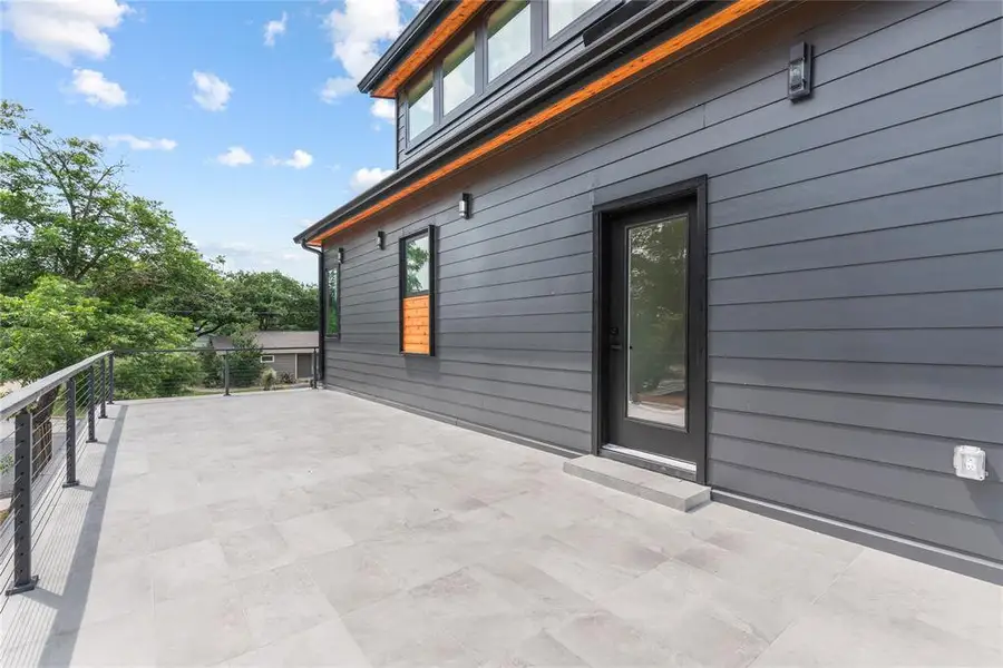 Exterior details and patio area of a home in , Austin (Image 4).