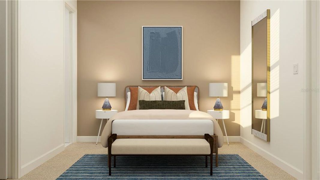 Furnished interior view inside a new home in Meadow Pointe, Groveland (Image 13).