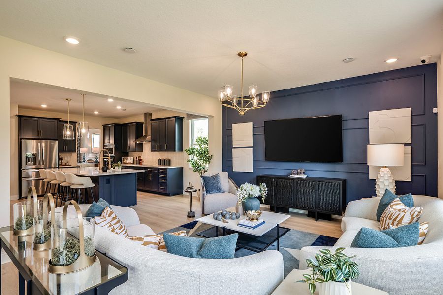 Representative furnished interior of a home built from the Newbury I by Beazer Homes in Estates at Lake Jesup, Sanford (Image 18).