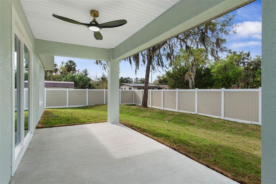 Exterior details and patio area of a home in , Bunnell (Image 31).