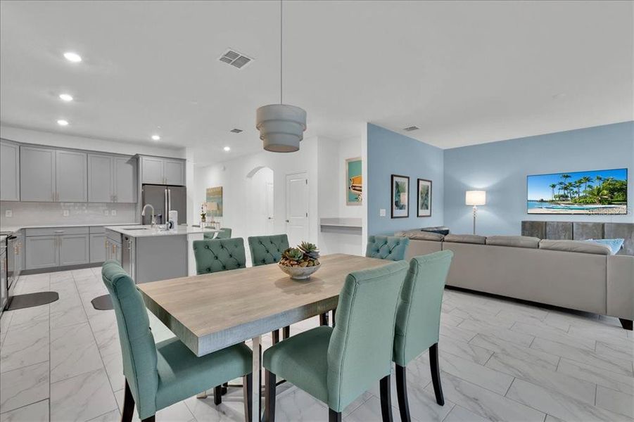 Furnished interior view inside a new home in , Davenport (Image 5).