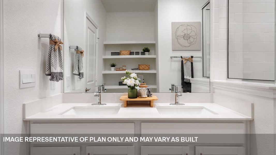 Furnished interior view inside a new home in Avery Centre, Round Rock (Image 24).