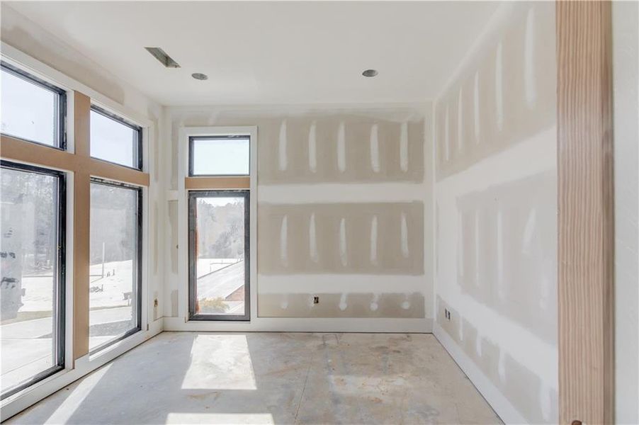 In-progress construction of a new home in , Sugar Hill, GA (Image 8).