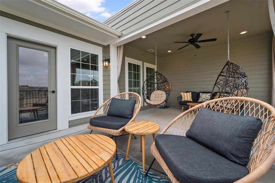 Third floor balcony/patio area