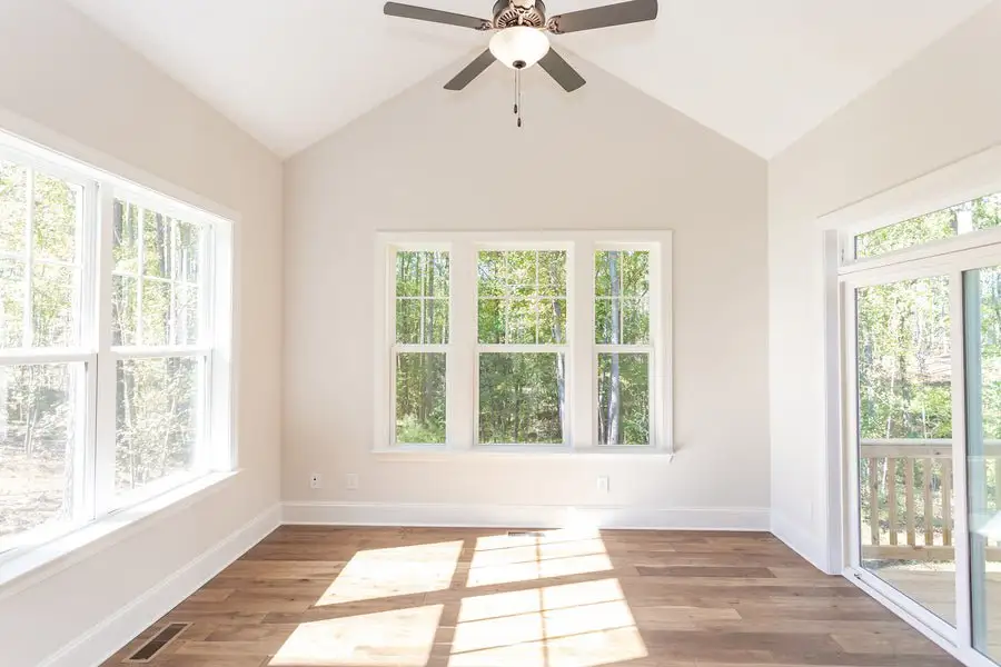 Representative unfurnished interior of a home built from the Charleston by Caruso Homes in Sauls Landing, Zebulon (Image 13).