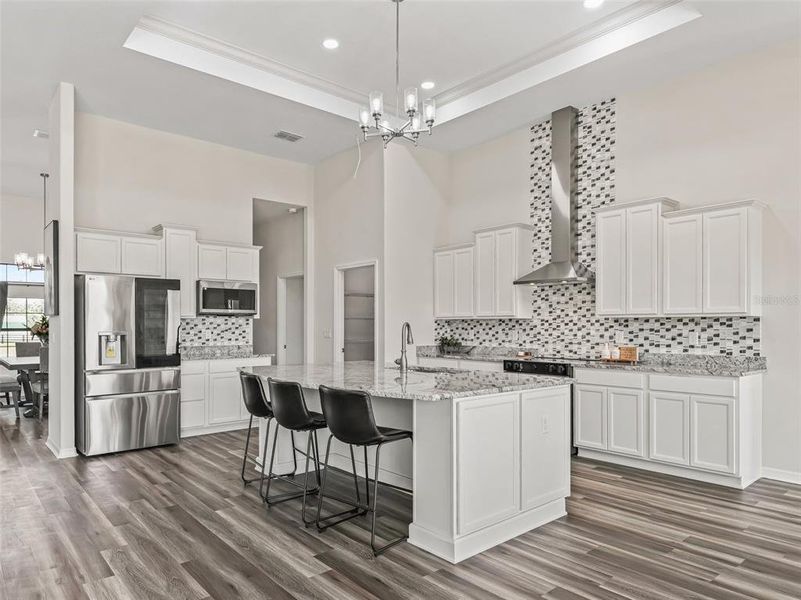 Furnished interior view inside a new home in , Ocala (Image 52).