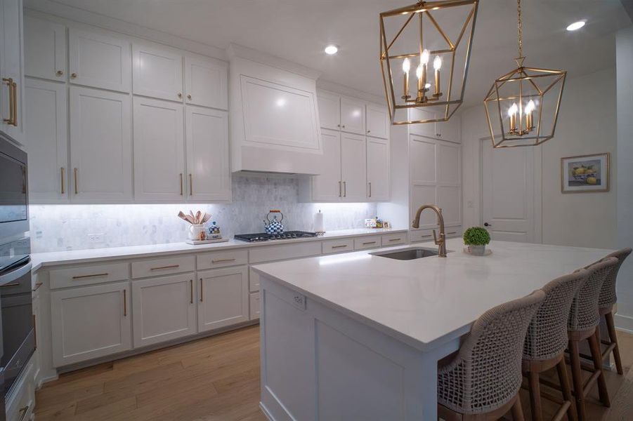 Furnished interior view inside a new home in The Homestead - 62', Rockwall (Image 10). Furnished interior view inside a new home in The Homestead - 62', Rockwall (Image 10).