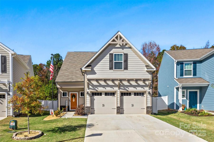 Front exterior of a new home in , York, SC, highlighting curb appeal (Image 1).