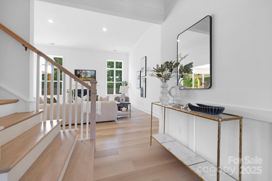 Furnished interior view inside a new home in , Clover (Image 17). Furnished interior view inside a new home in , Clover (Image 17).