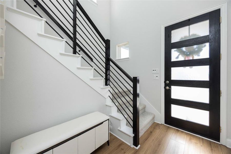 Furnished interior view inside a new home in Symmetry 37s, Frisco (Image 7). Furnished interior view inside a new home in Symmetry 37s, Frisco (Image 7).