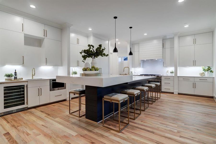 Kitchen: Picture from previously built home by the builder.