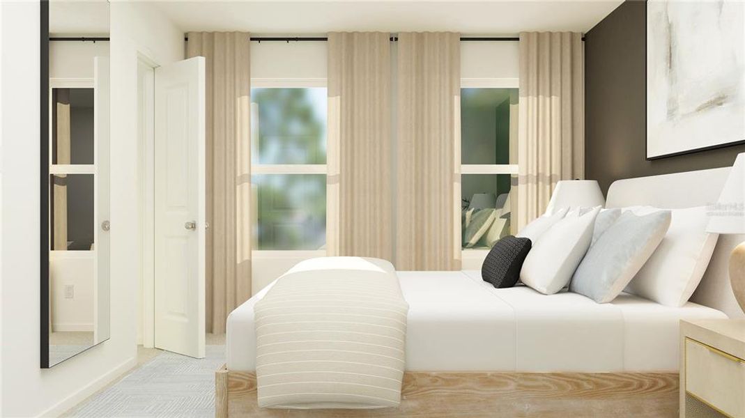 Furnished interior view inside a new home in , Davenport (Image 16).