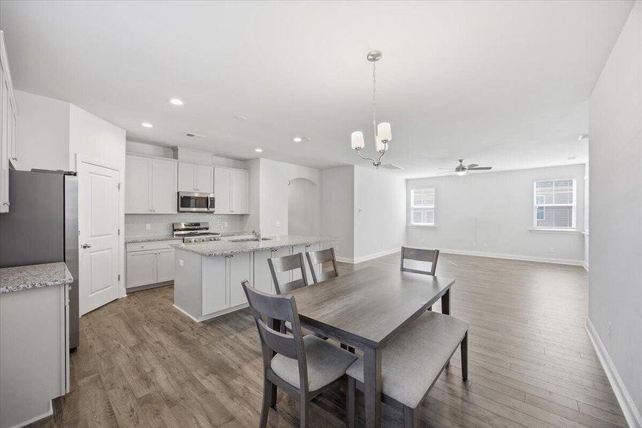 Furnished interior view inside a new home in , Orangeburg (Image 7).