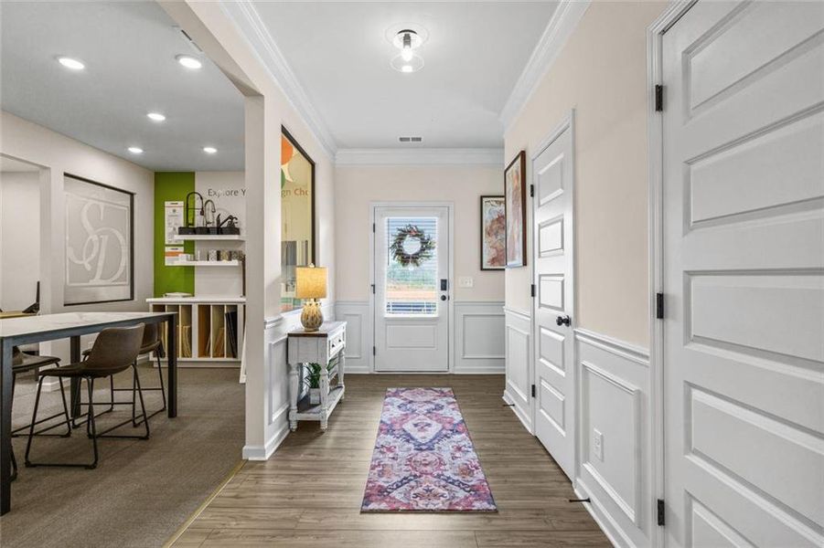 Furnished interior view inside a new home in Varnell Preserve, Dalton (Image 6).