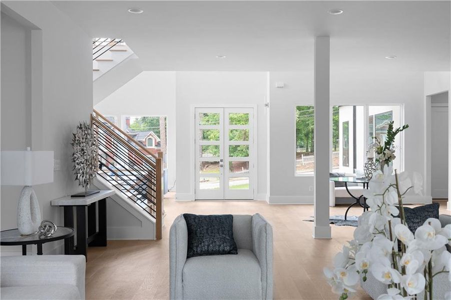 Furnished interior view inside a new home in , Atlanta (Image 14).