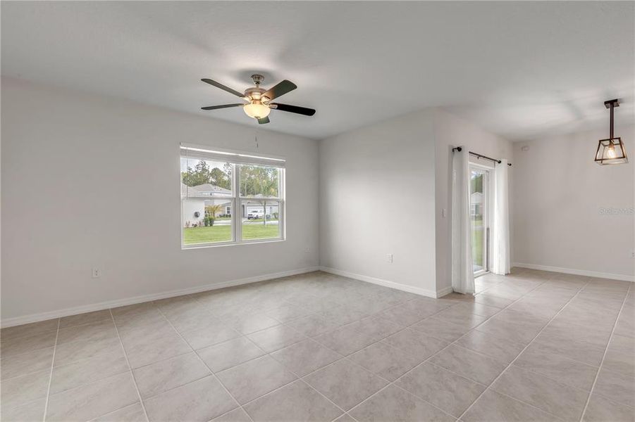 Spacious, unfurnished interior of a new home in , New Smyrna Beach (Image 27). Spacious, unfurnished interior of a new home in , New Smyrna Beach (Image 27).